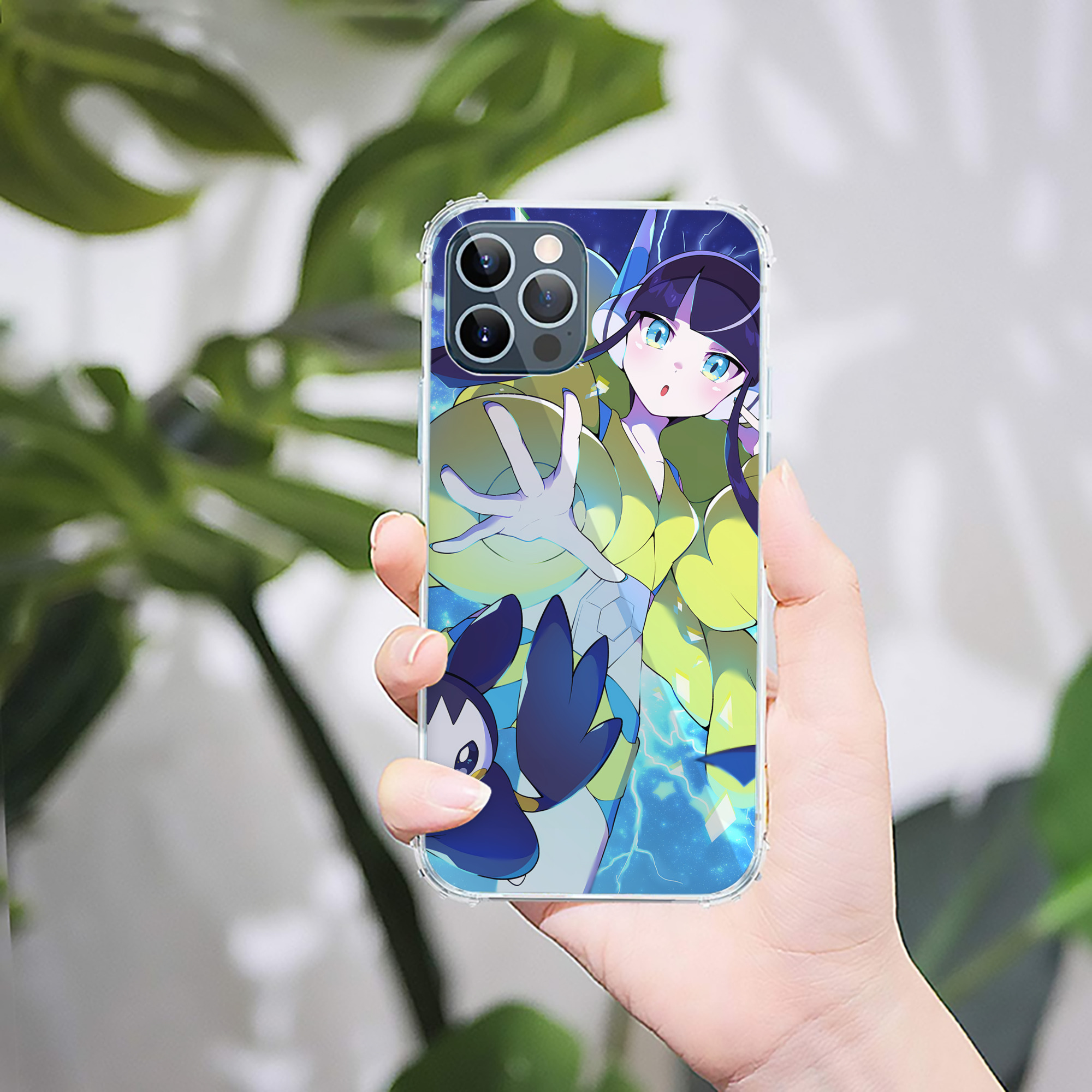 （画像用） ポケットモンスター Pokémon 【iPhone 12シリーズ対応】透明スマホケース（クリアソフトケース）